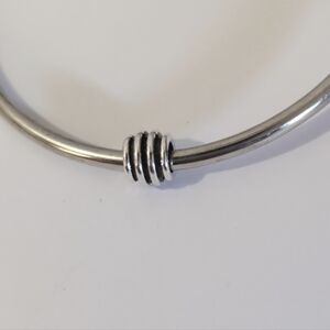 Silver Spacer Charm for Pandora Style Bracelet